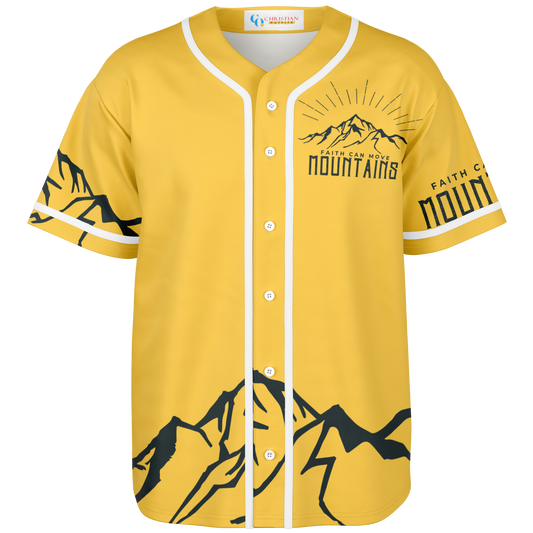 Faith Can Move Mountains - Baseball Jersey
