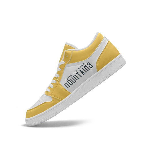 Faith Can Move Mountains - 001 Low Top Sneakers - Christian Outfits