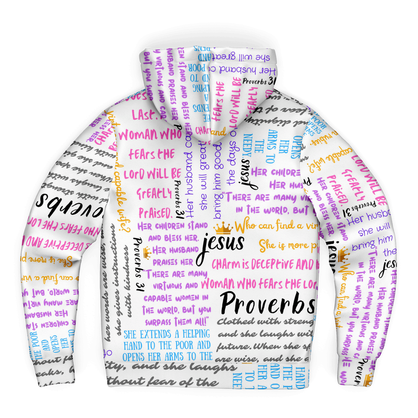 Proverbs 31 - Women's Microfleece Zip Hoodie - Christian Outfits