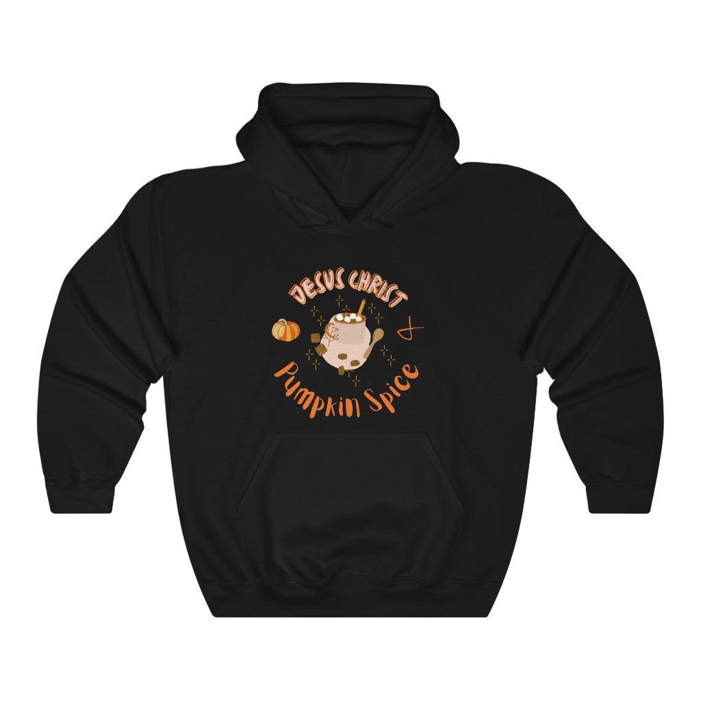 Pumpkin Spice & Jesus Christ - Basic Pullover Hoodie - Christian Outfits