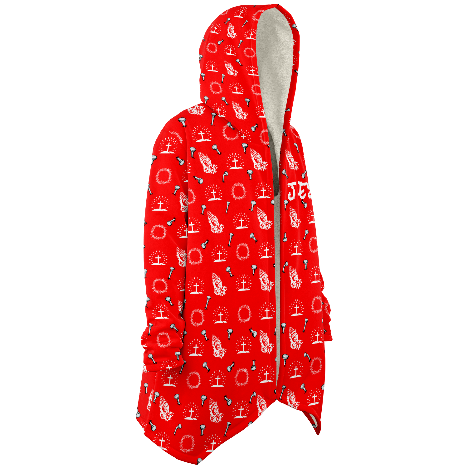 Jesus Is SUPREME - Microfleece Cloak Shawl - Christian Outfits