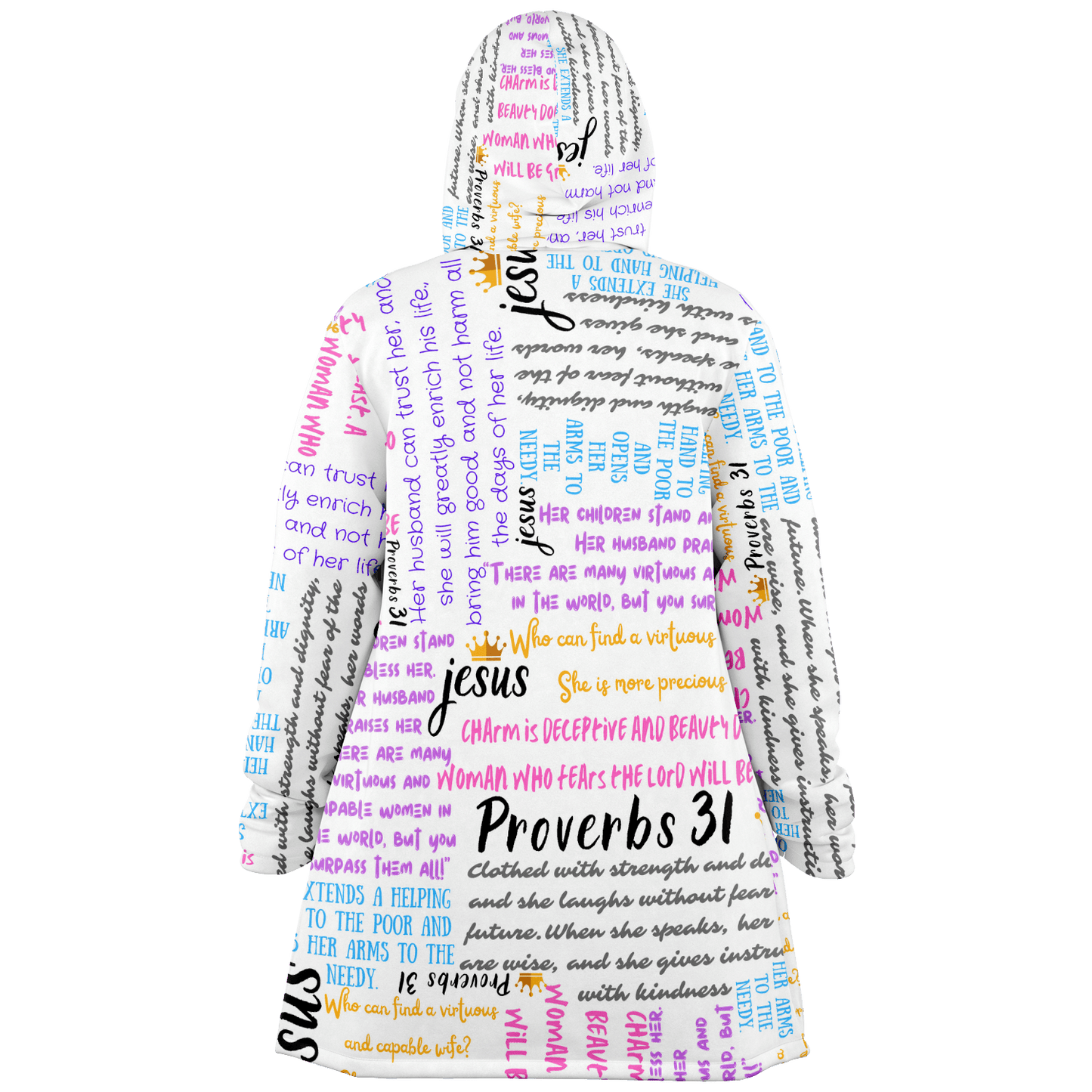 Proverbs 31 - Women's Microfleece Cloak Shawl - Christian Outfits