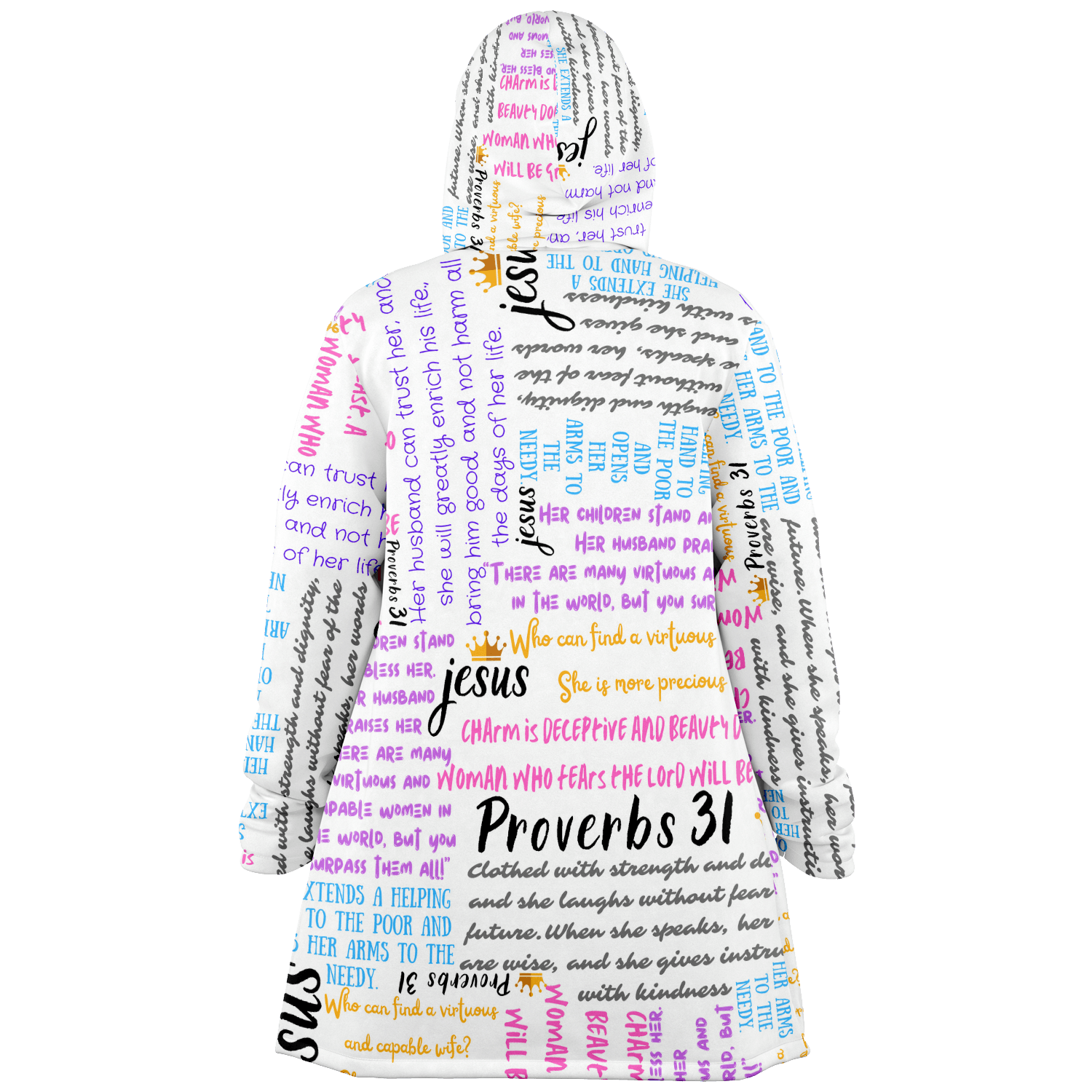 Proverbs 31 - Women's Microfleece Cloak Shawl - Christian Outfits