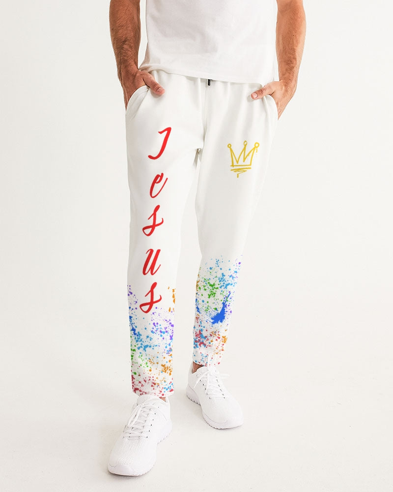 Jesus Christ is KING - White Joggers