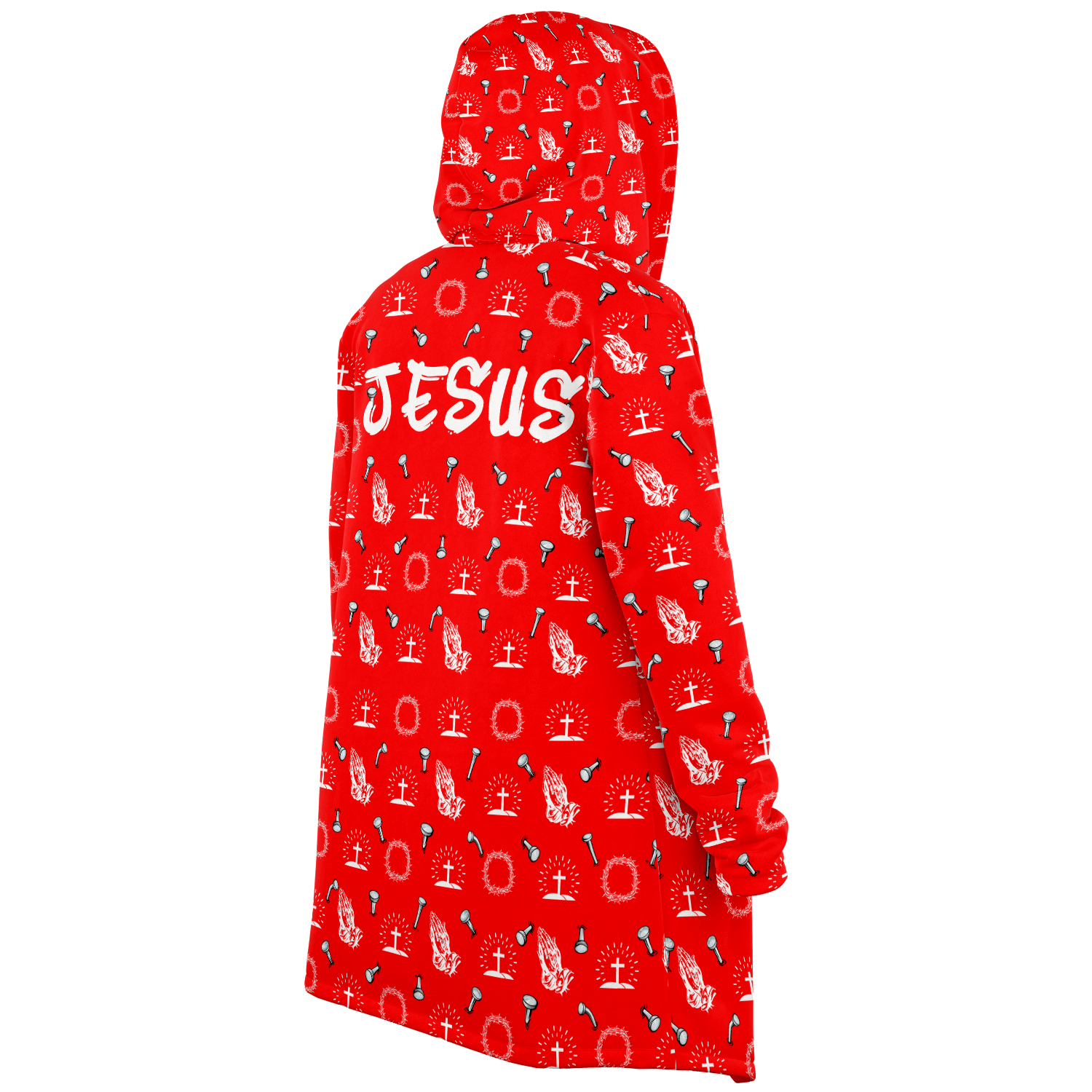 Jesus Is SUPREME - Microfleece Cloak Shawl - Christian Outfits