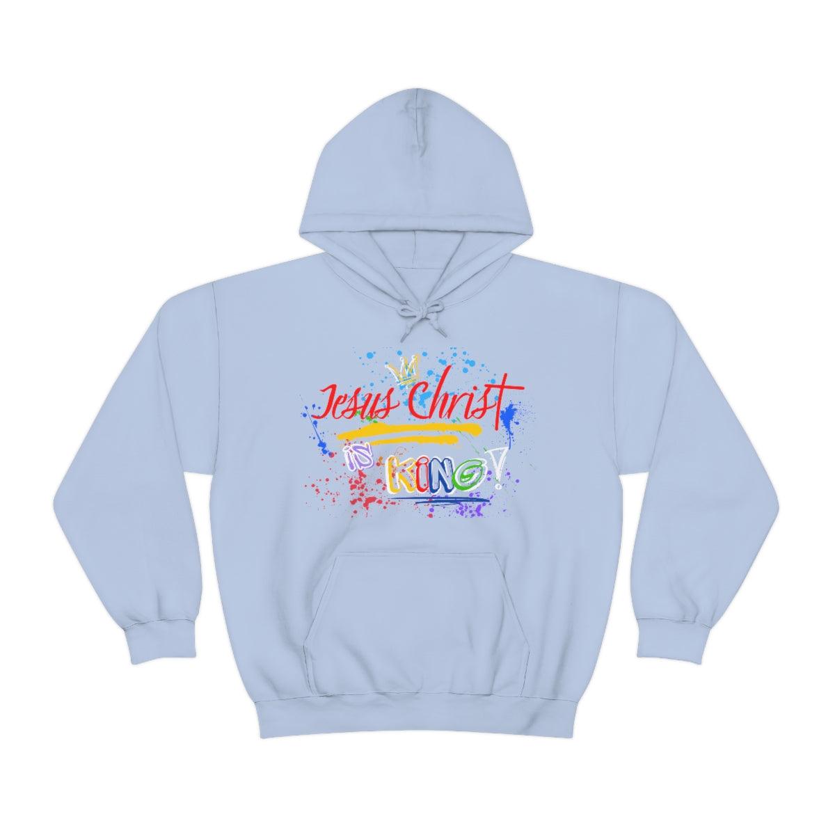 Jesus Christ is KING - Basic Pullover Hoodie - Christian Outfits