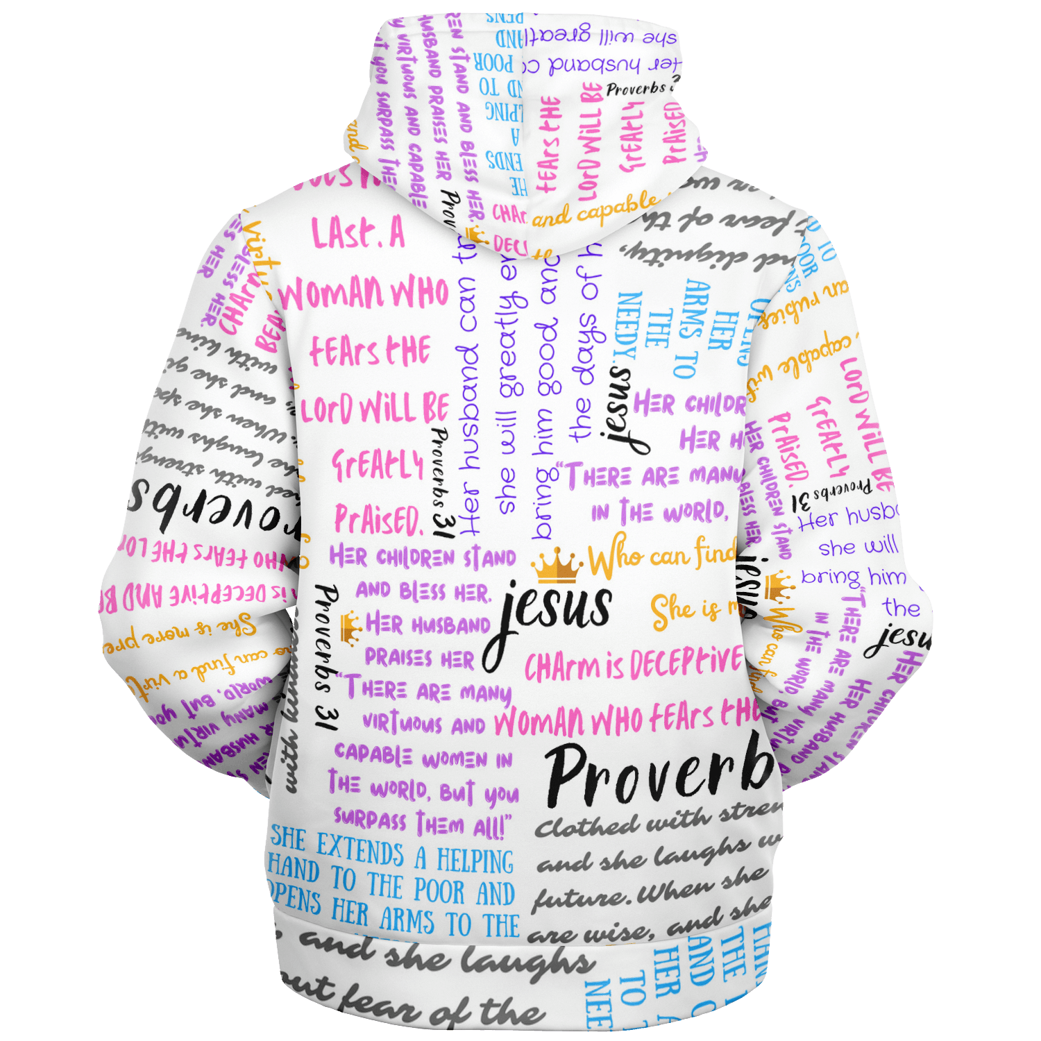 Proverbs 31 - Women's Microfleece Zip Hoodie - Christian Outfits