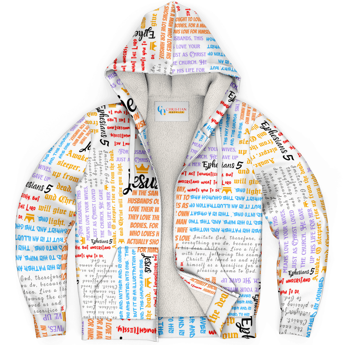 Ephesians 5 - Men's Microfleece Zip Hoodie