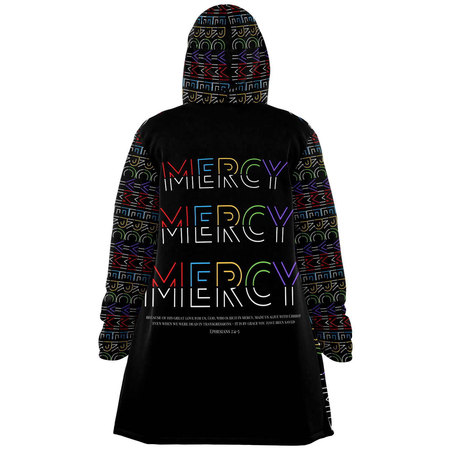 MERCY - Microfleece Hooded Cloak Shawl - Christian Outfits