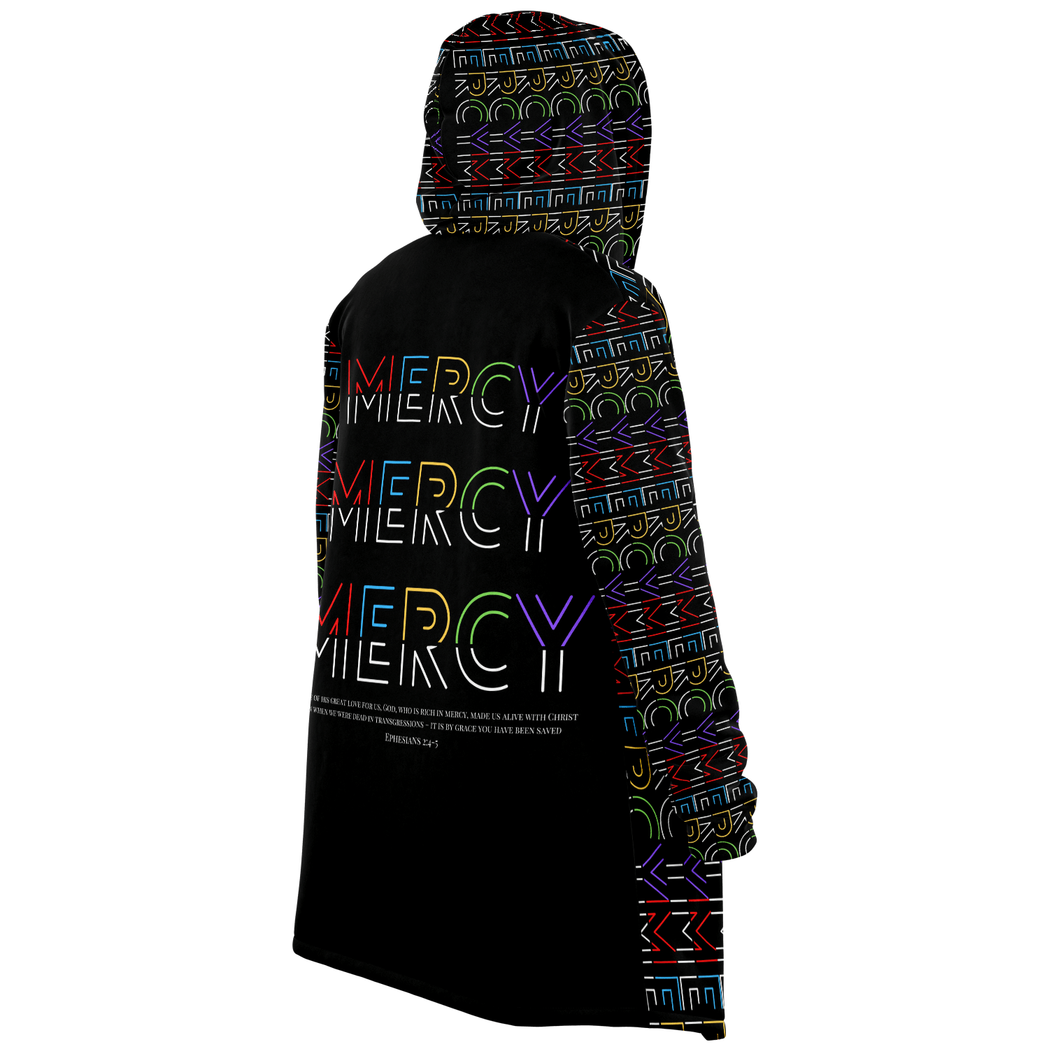 MERCY - Microfleece Hooded Cloak Shawl - Christian Outfits