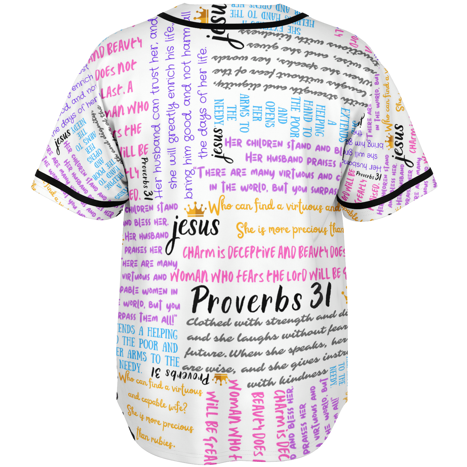 Proverbs 31 - Women's Baseball Jersey - Christian Outfits