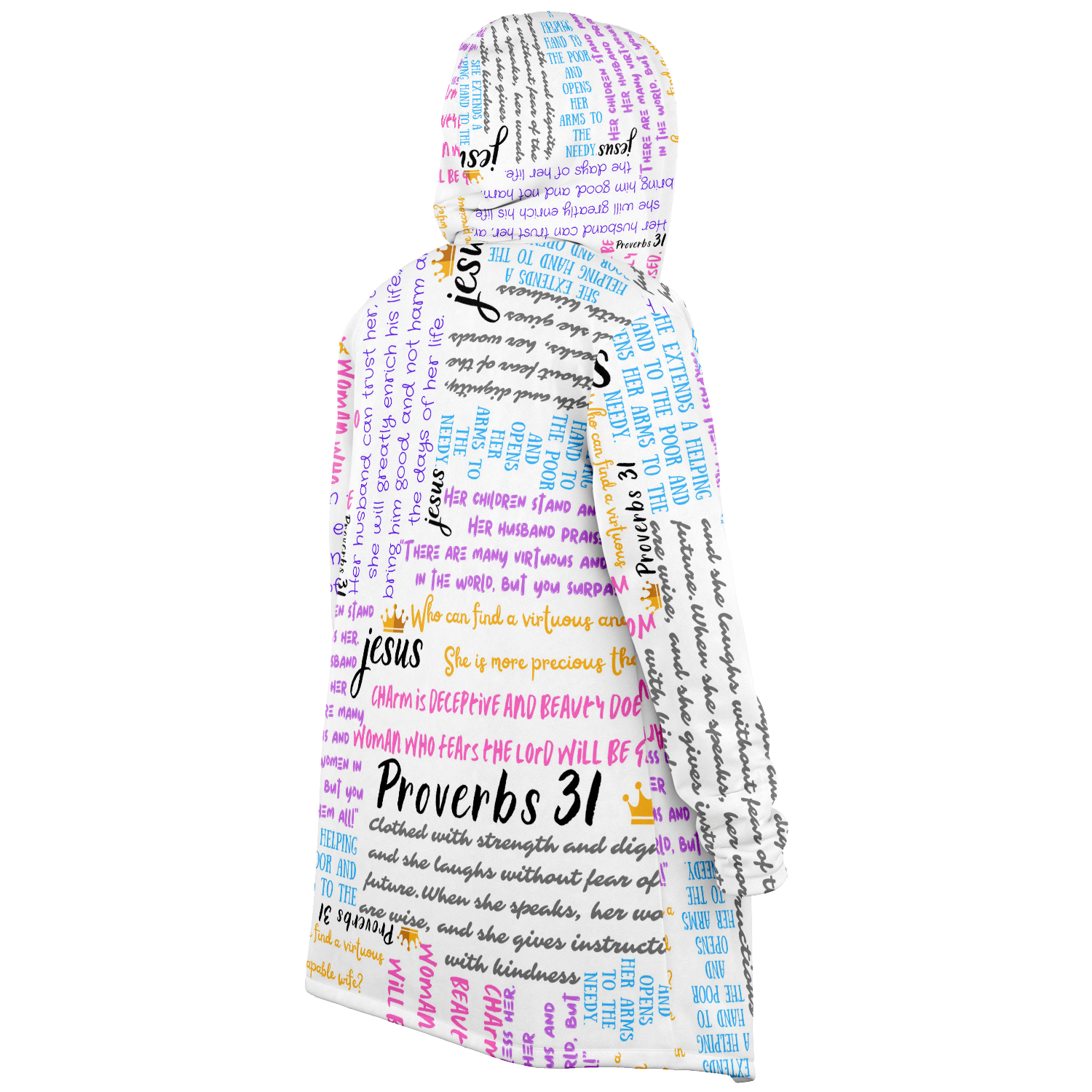 Proverbs 31 - Women's Microfleece Cloak Shawl - Christian Outfits